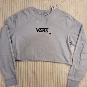 Vans crop long sleeve tee